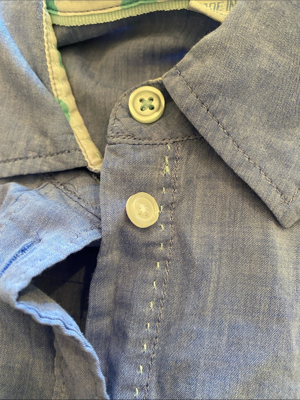 Boden 100% Cotton Button Down in light blue Size 8L - Picture 13 of 14